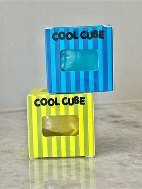 J’adore COOL CUBE Blue & Yellow Squishy Toy SET OF 2!